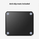 Hard Mouse Pad Small Mouse Pad for Travel Business Black Mousepad for Office Home Bed Sofa