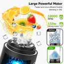 Portable mixer 600ml Household fruit cup smoothie mixer 4000mAh USB rechargeable smoothie mixer personal juicer kitchen tools