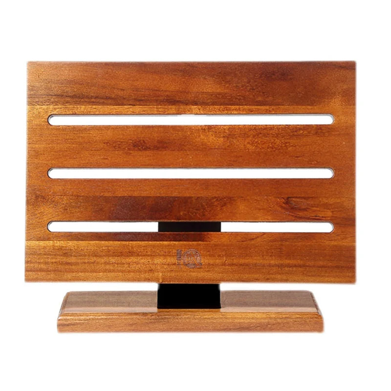 Magnetic Knife Stand Board Acacia Wood Kitchen Display Knife Holder Restaurant Hotel Slicer Butcher Cleaver Magnet Knife Rack
