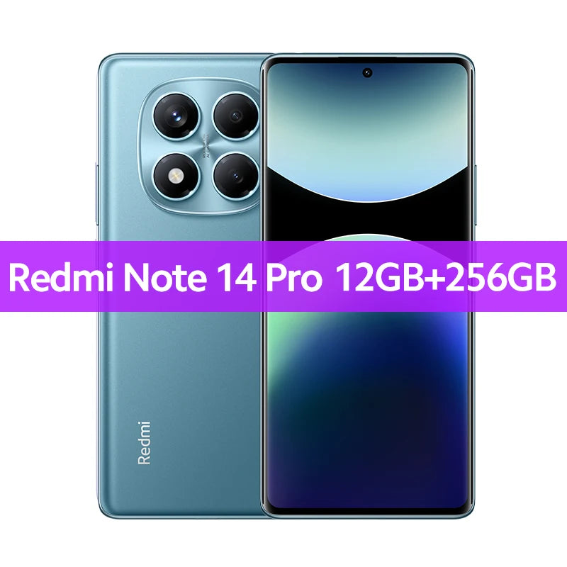 Global version Xiaomi Redmi Note 14 Pro Smartphone 200MP AI camera Helio G100-Ultra NFC 6.67" AMOLED display