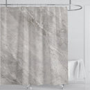 Cortina de ducha impermeable de mármol, cortina de ducha impermeable para decoración de baño, cortina de ducha impresa, lavable, con ganchos