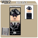 WW2 Military Soldier Figures Building Blocks Soviet British Army German Camouflage Warrior Infantry Accessories Bricks Toys Gift
