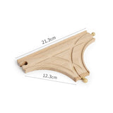 Wooden Train Track Toys Railway Rails Accessories Fit Thomas Train Road Connector Bridge Wood Railway Children Boy Christmas Gift