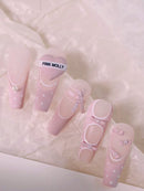 1Pc Skirt Lace Heart  3D Acrylic Mold Nail Art Decorations  DIY Design Silicone Decorated  Nail Art Templates Nails  Mold