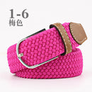 Stretch Woven Belt Unisex Canvas Belts Fashion Casual Student Belt Women Cinturon Male Waistband 105cm