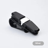 80-degree Rotating Multi-functional Car Eyeglass Storage Clip Bidirectional Automobile Eyeglass Clip Holder for Easy Access