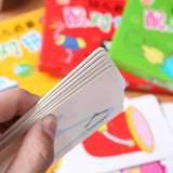 32-Piece Montessori Educational Toddler Matching Cards Learning Games for Kids, Toys for Kids 2 to 4 Years Old, Cartoon Puzzle for Babies