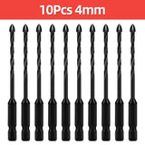 Cross Hex Tile Drill Bit For Glass Concrete Ceramic Tile Hole Opener Tungsten Carbide Hard Alloy Bits Set Tools 3 4 5 6 8 10 12mm