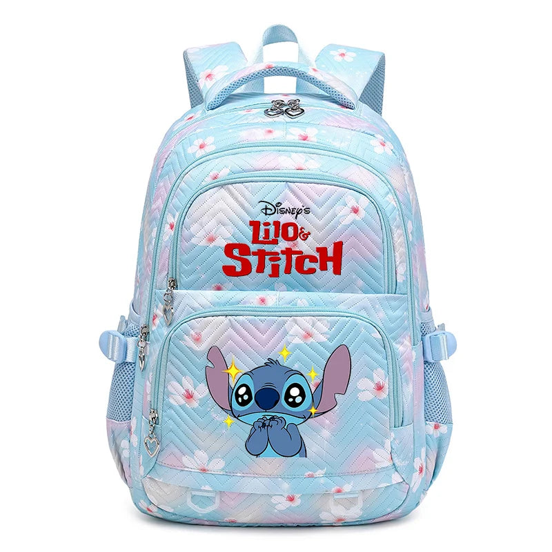 Mochila impermeable Disney Lilo Stitch para mujer, bolso de viaje para mujer, mochila escolar para adolescentes, mochila para libros
