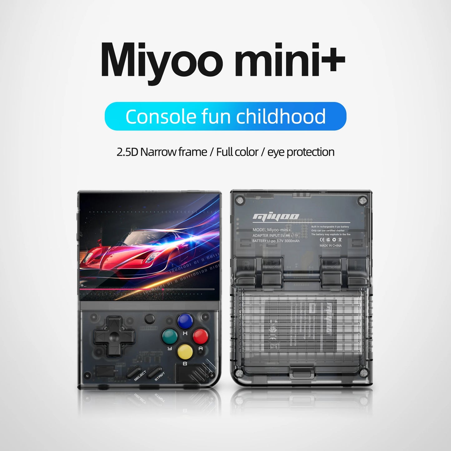 MIYOO Mini Plus Handheld Game Console 3.5 Inch Classic IPS Screen Linux System Christmas Gift Retro Game Console