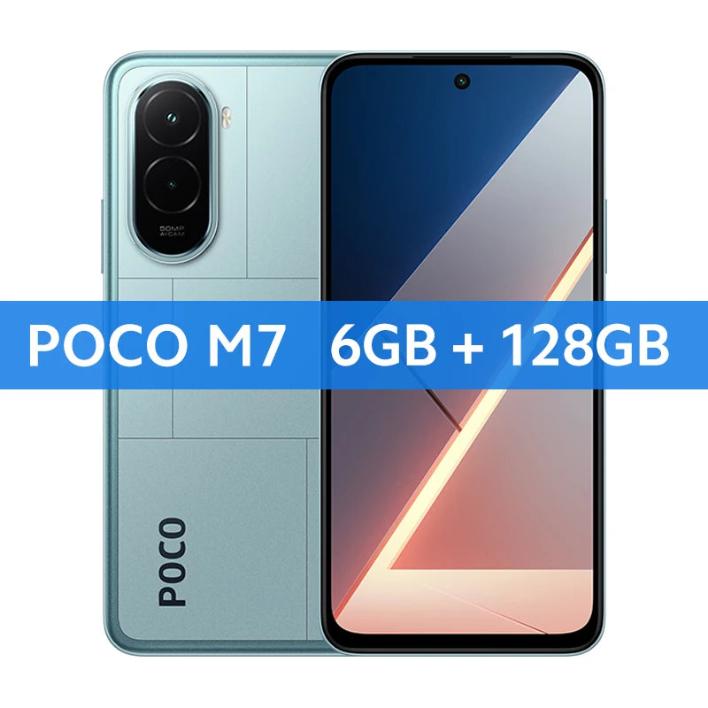 Global Version POCO M7 Snapdragon 685 Smartphone Immersive 6.9" 144Hz FHD+ Display 7000mAh battery 33W Charging NFC
