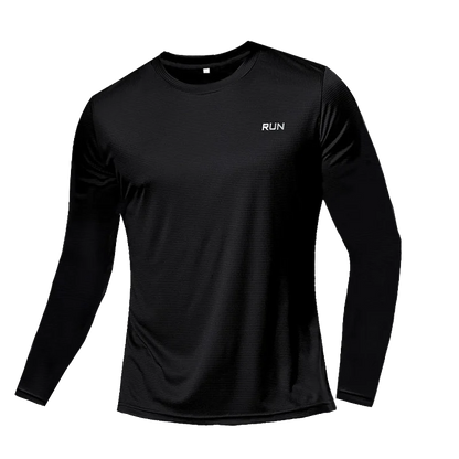 Camiseta transpirable de secado rápido, camisetas deportivas, ropa de entrenamiento, camiseta de manga larga para hombre, accesorios de gimnasio para correr de otoño, fitness para hombre.
