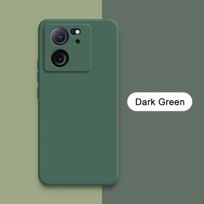 Square Liquid Silicone Back Cover for Xiaomi 13 13T Pro Lite Ultra Camera Protection Soft Waterproof Phone Case Xiaomi13T 13TPro