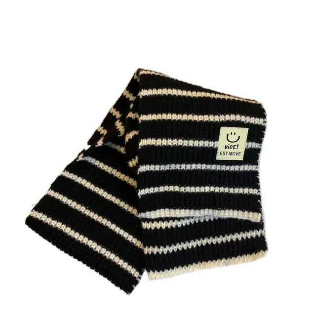 Minimalist Scarf Boys and Girls, Baby Neck, Warm, Thick, Knitted, Scarves, Collar, Wraps, Scarf, Autumn, Winter 