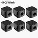 6pcs Black