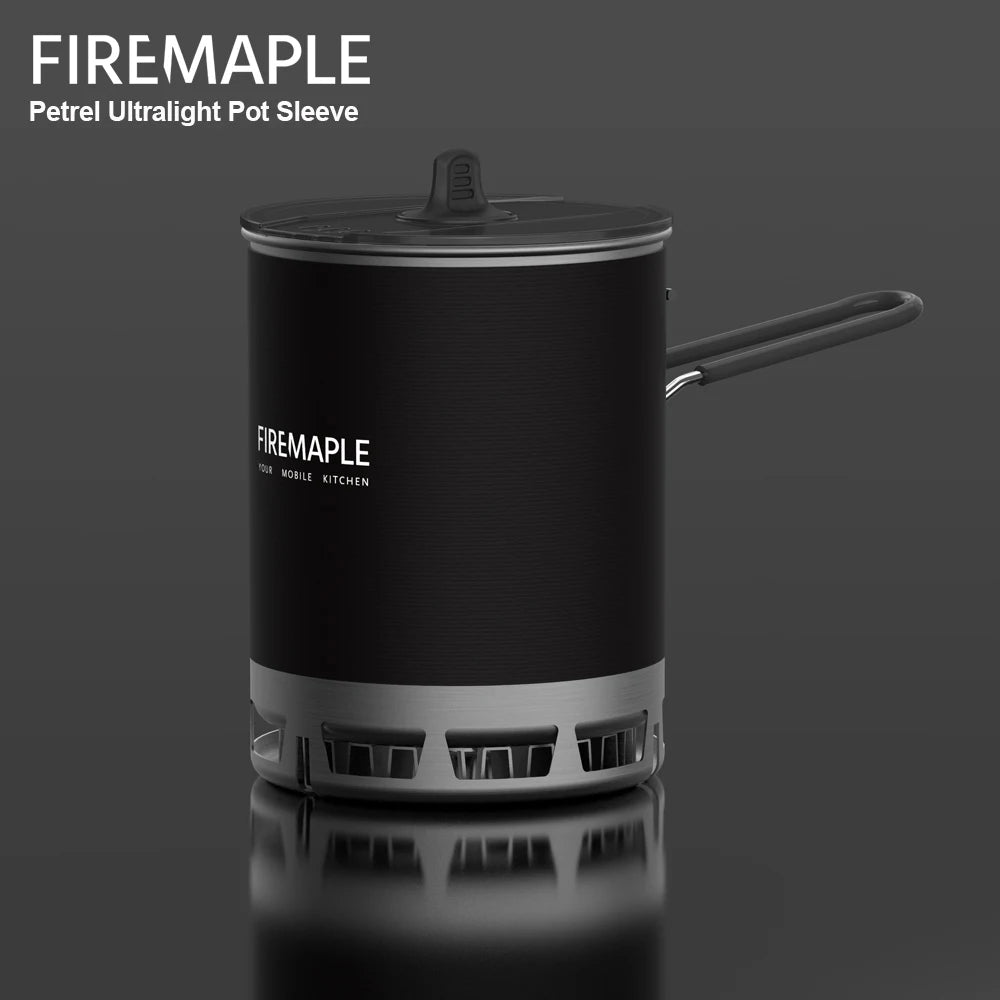 Fire-Maple G3 Petrel Ultralight Pot Neoprene Sleeve Lightweight Outdoor High Efficiency Heat Exchanger Pot for Hiking Travel