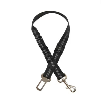 Dog safety leash pet car seat belt dog traction seat belt buffer elastic safety rope traction leash dog traction leash