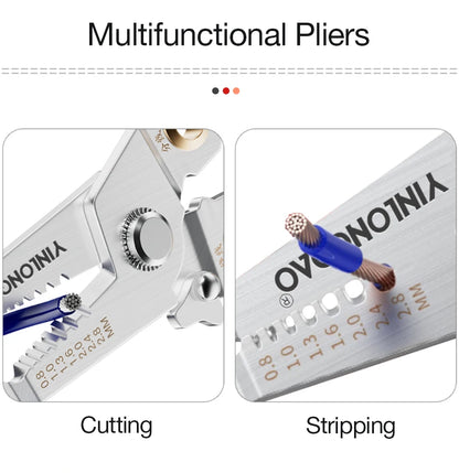 Wire Stripper Decrustation Pliers Multi Tool Ire Stripper Electric Cable Stripper Cutter Multifunctional Wire Repair Tool Pliers