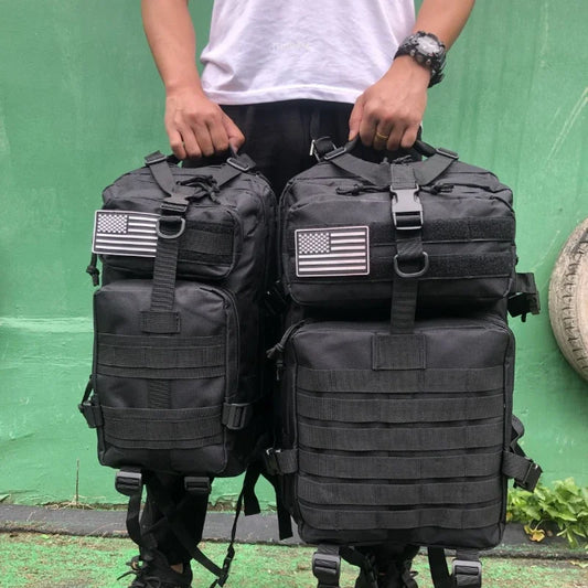 Mochila impermeable de nailon 25L/50L 1000D para senderismo, pesca y caza, mochilas para exteriores, deportes tácticos, acampada y senderismo