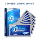 14pcs/box 9D Teeth Whitening Strips Toothpaste Gel Oral Hygiene Care Double Elastic Teeth Bleaching Strips False Teeth Veneers