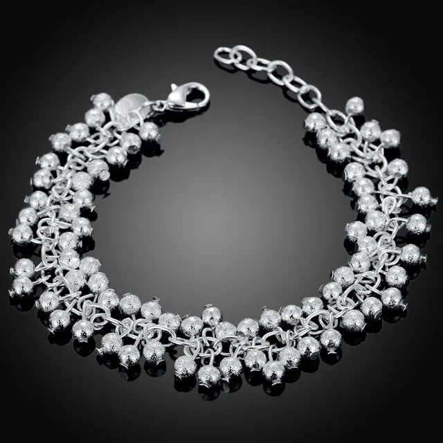 925 Sterling Silver Chain Bracelets for Men Women Braided Rope Male Fashion Jewelry High Quality New 4mm 