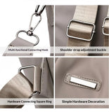 Homefish New Women's Multifunction Backpack Casual Solid Color School Bag For Girls Fashion Detachable Strap Travel Shoulder Bag