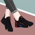Tenis Feminino 2024 Women Vulcanized Shoes Air Mesh Light Soft Sneakers Female Flats Platform Lace Up Casual Shoes Basket Femme 