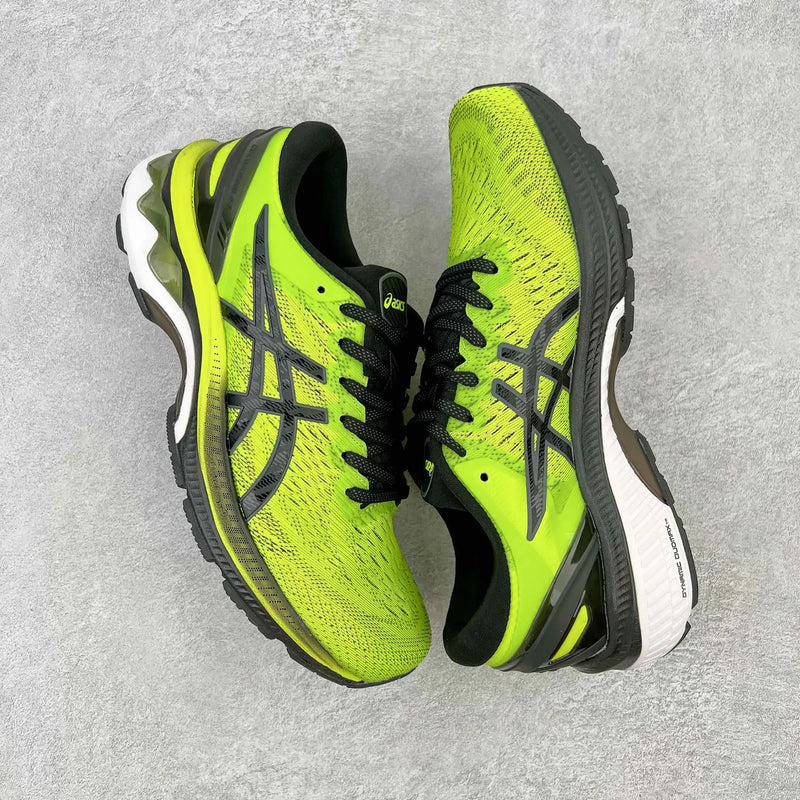 Zapatillas de running Asics Gel Kayano 27 Original para hombre, color negro, amortiguación Gel Kayano 27 K27, transpirables.