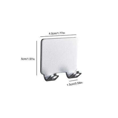 ¡Oferta! 1/2/3/5 piezas de soporte para maquinilla de afeitar de aluminio para hombre, gancho de almacenamiento, estante de pared, estante para maquinillas de afeitar, accesorios de baño y cocina.