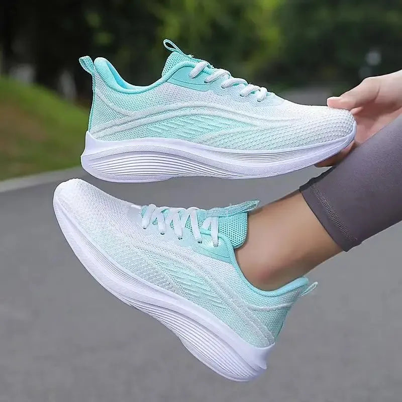 Zapatillas deportivas informales para correr, de verano, antideslizantes, para senderismo, de malla, transpirables, para mujer, tendencia 2024, para parejas 