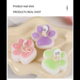 1pc/4pc Cat Paw Design Scented Candle ,For Birthday, Valentine's Day, Diy Home Decoration, party decoration, wedding souvenirs