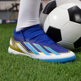 Adidas Men's shoes 2024 new X mid-range TF broken nail Messi match color Breathable training game football shoes ID0718