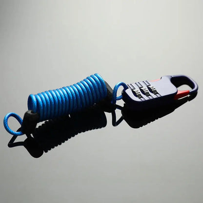 Universal 3 Digit Combination Password Cable Lock Cable Bicycle Accessories Bicycle Lock Cable Lock Security Lock Helmet Lock