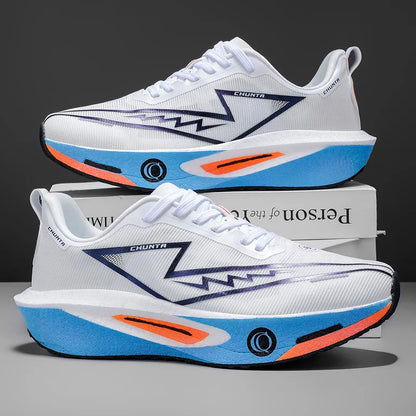 Unisex Sports Running Shoes for Men Women Training Soft Rebound Shock-Absorbing Summer Outdoor Jogging Shoes for Teenagers