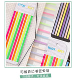 160 unidades de cintas adhesivas transparentes para resaltar, extraíbles, Morandi Neon, notas adhesivas transparentes, útiles escolares y de oficina.