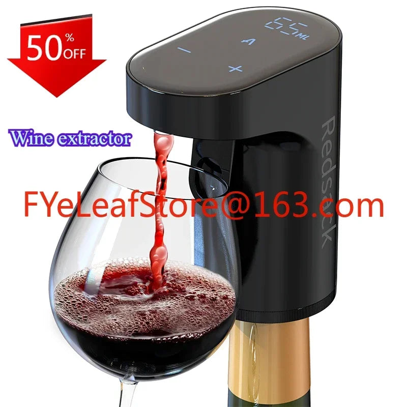 Extractor de vino eléctrico con sensor inteligente