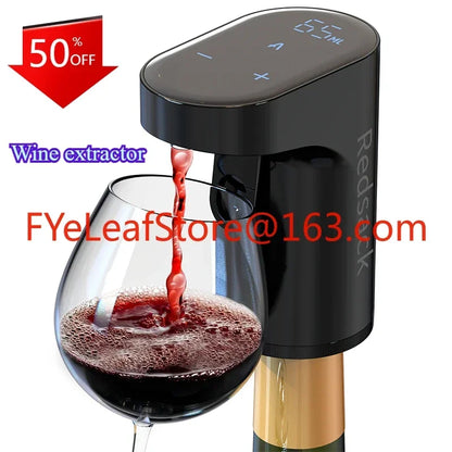 Extractor de vino eléctrico con sensor inteligente