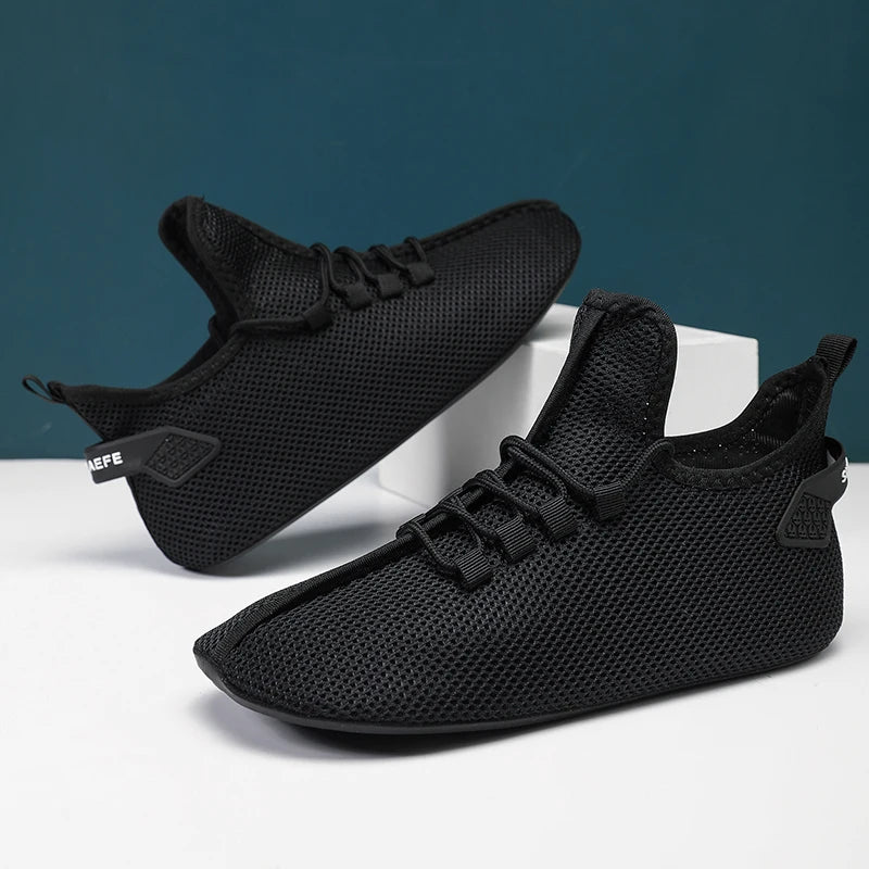 MAEDEF Mens Casual Shoes High Quality Lightweight Running Shoes Man Sneakers Lace Up Flats Shoes Male Outdoor Sports Tennis Shoe