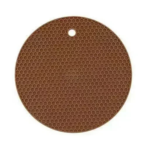 xgnvpy Silicone Mat Coaster Food Grade Non-slip Placemat Table Protection Kitchen Accessory Gadget Round Cup Mat