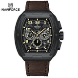 NAVIFORCE Luxury Brand Men's Sports Watch Quartz 24-Hour Chronograph Waterproof Male Wristwatches Date Display Clock Reloj Hombre