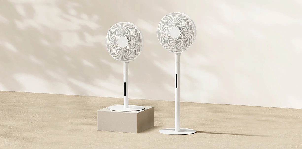 XIAOMI MIJIA DC Inverter Floor Fan Pro,Ultra-Thin Retractable,With Storage Box,Smart Standing Electric Fan,100 Air Flow Settings