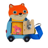 Children Lock DIY Busy Board Baby Montessori Teaching Aid Games  Lock Cognition Toy Kids Education Motor Skill Toys Busyboards