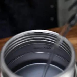 Cafetera italiana Easyworkz Diego para estufa, de acero inoxidable, para 4 tazas, 6.8 oz, de inducción