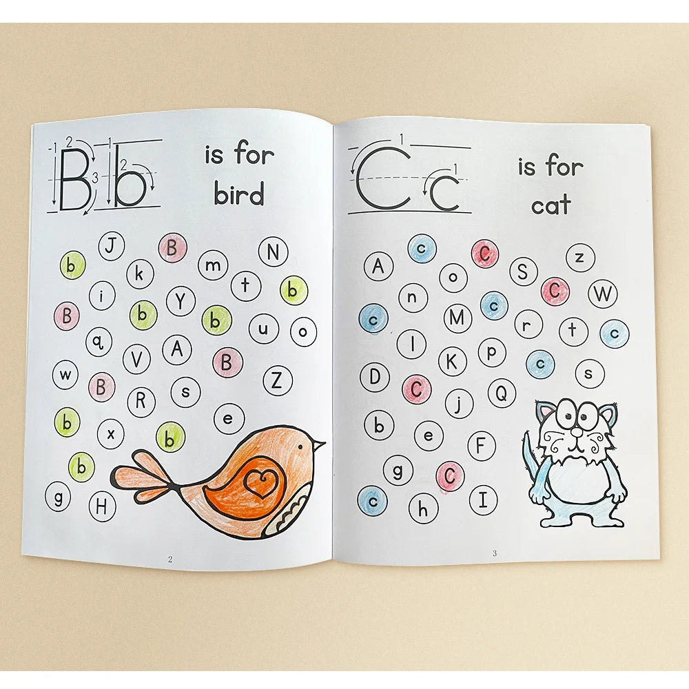 English Language Learning Alphabet A-Z Learning Workbook for Youngsters - Educational English Language Coloring Book
