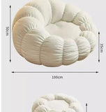 Lazy sofa, small sofa for lying down and sleeping, bedroom balcony leisure chair, cream style lazy chair, tatami chair
