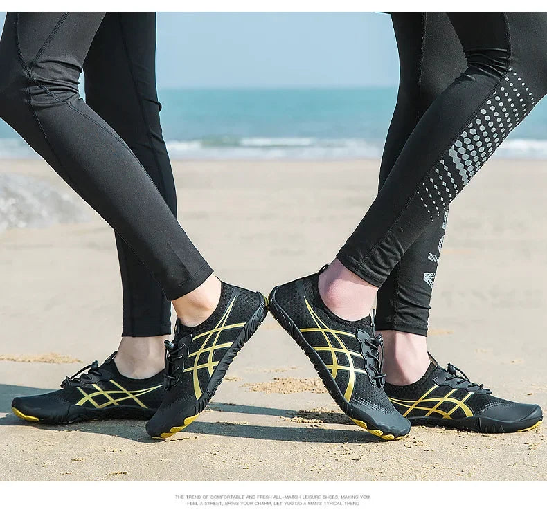 New Men's Hiking Sport Shoes Deep Squat Fitness Shoes Fishing Swimming Wading Shoes Surfing Diving Beach Five-Finger Shoes