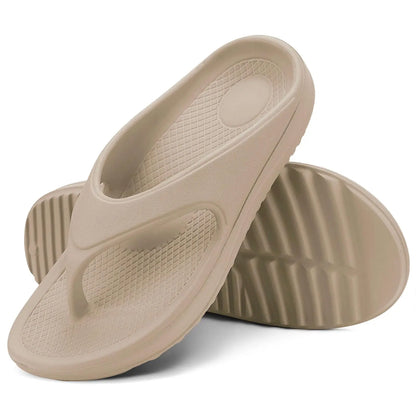 Evshine Recovery Flip Flops Pillow Soft Summer Beach Shoes New Women Summer Slippers Orthopedic Sandals For Women Arch Support