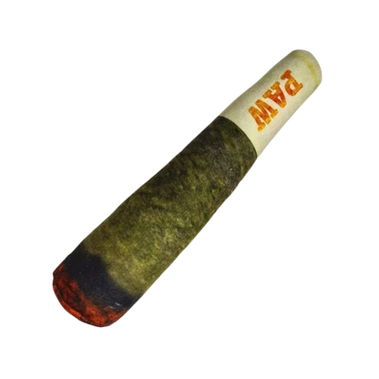 Juguete de peluche con sonido de cigarro para perros, juguete para cachorros con palo verde, juguete para morder con chirrido, relleno crudo, para articulaciones de perro.