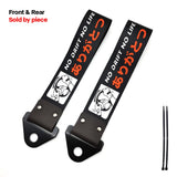 JDM Racing Culture Car Pendant Tow Strap Belt Tow Rope Ribbon Trailer Rope Bumper Towing Strap FOR NOS HKS Initial D Accessories