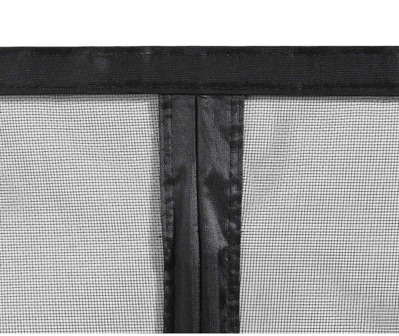 Black，Mosquito net magnetic screen air curtain invisible customized size，Magnetic stripe opens from the middle，motorhomes， car